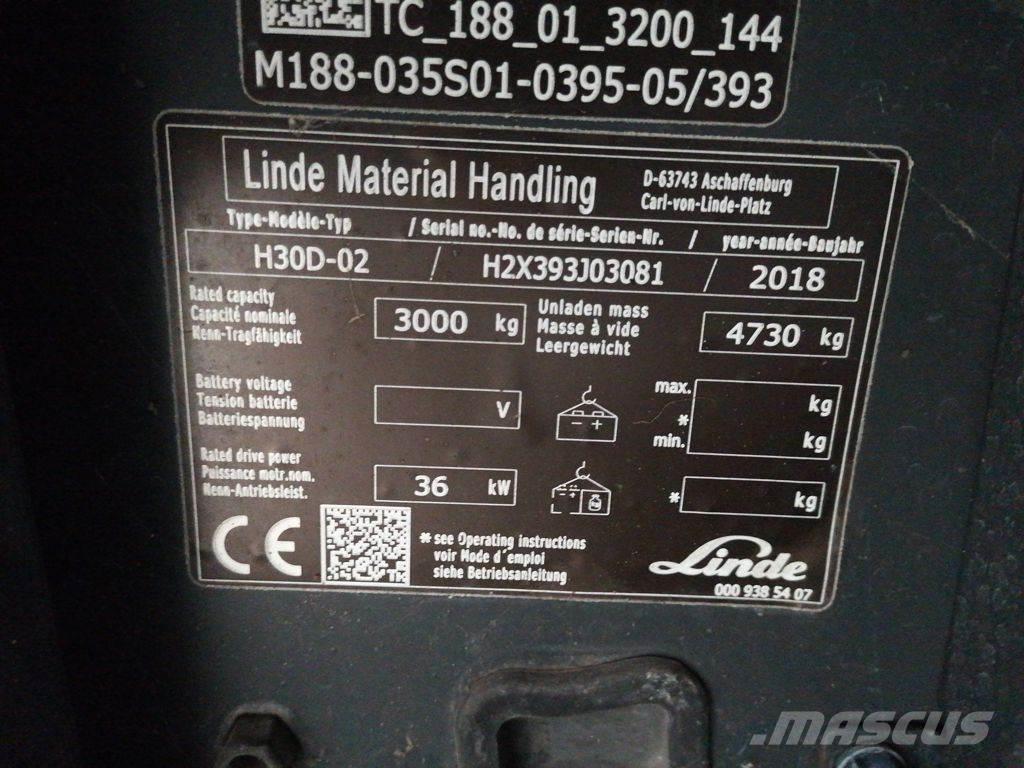 Linde H30D-02 Dieselstapler