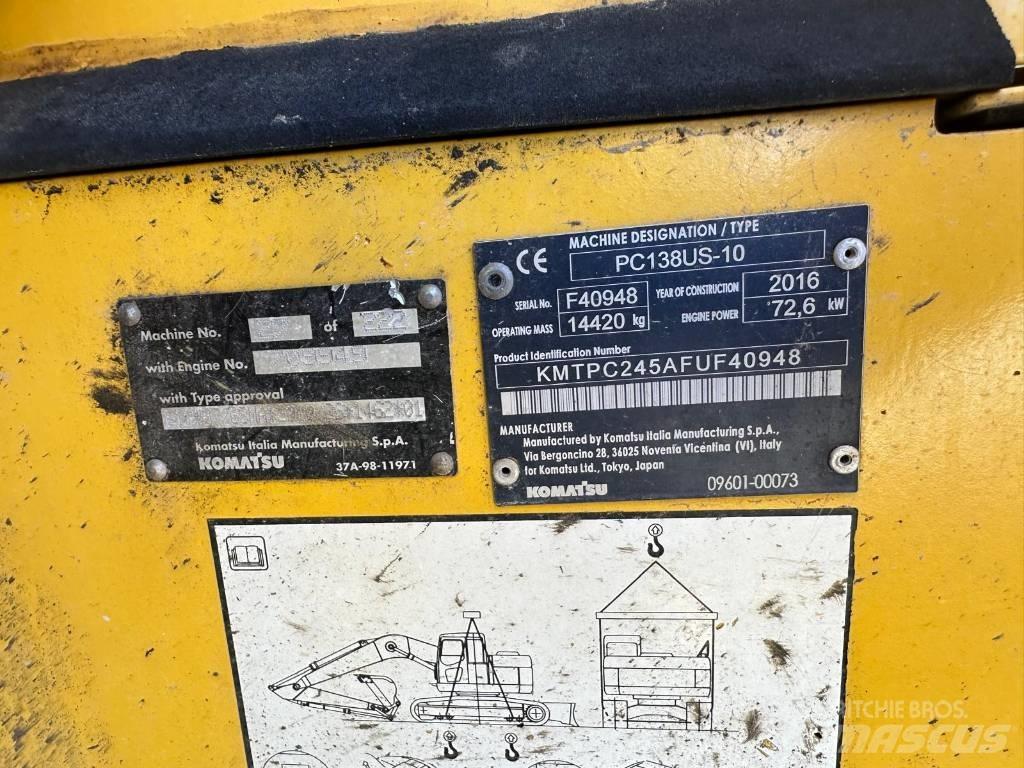 Komatsu PC 138 US Raupenbagger