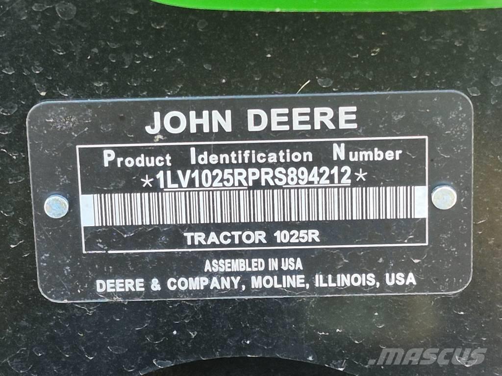 John Deere 1025 R Traktoren