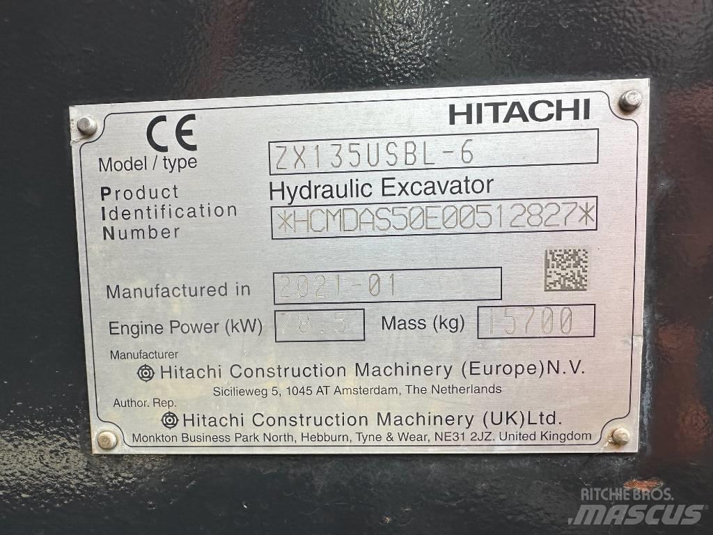 Hitachi ZX 135 US-6 Raupenbagger