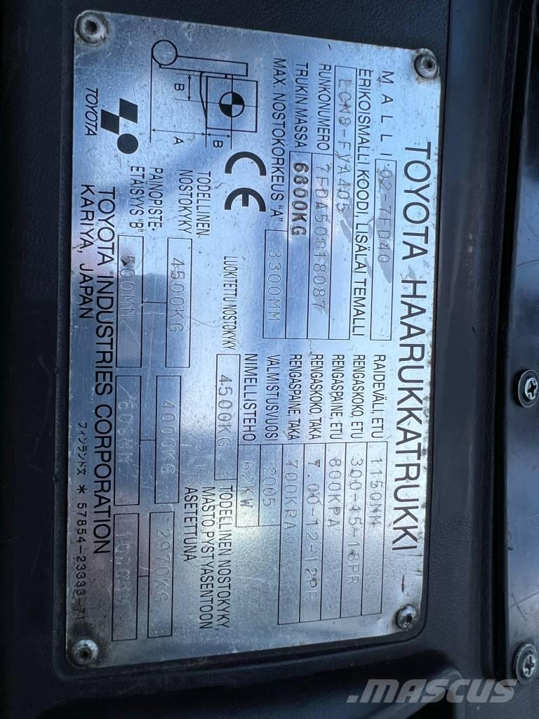 Toyota 02-7 FD 40 Dieselstapler