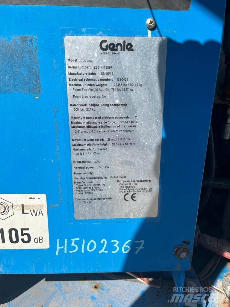 Genie Z 60/34 Gelenkteleskoparbeitsbühnen