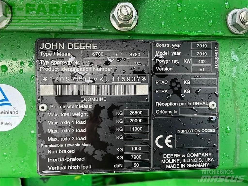 John Deere s 780i Mähdrescher