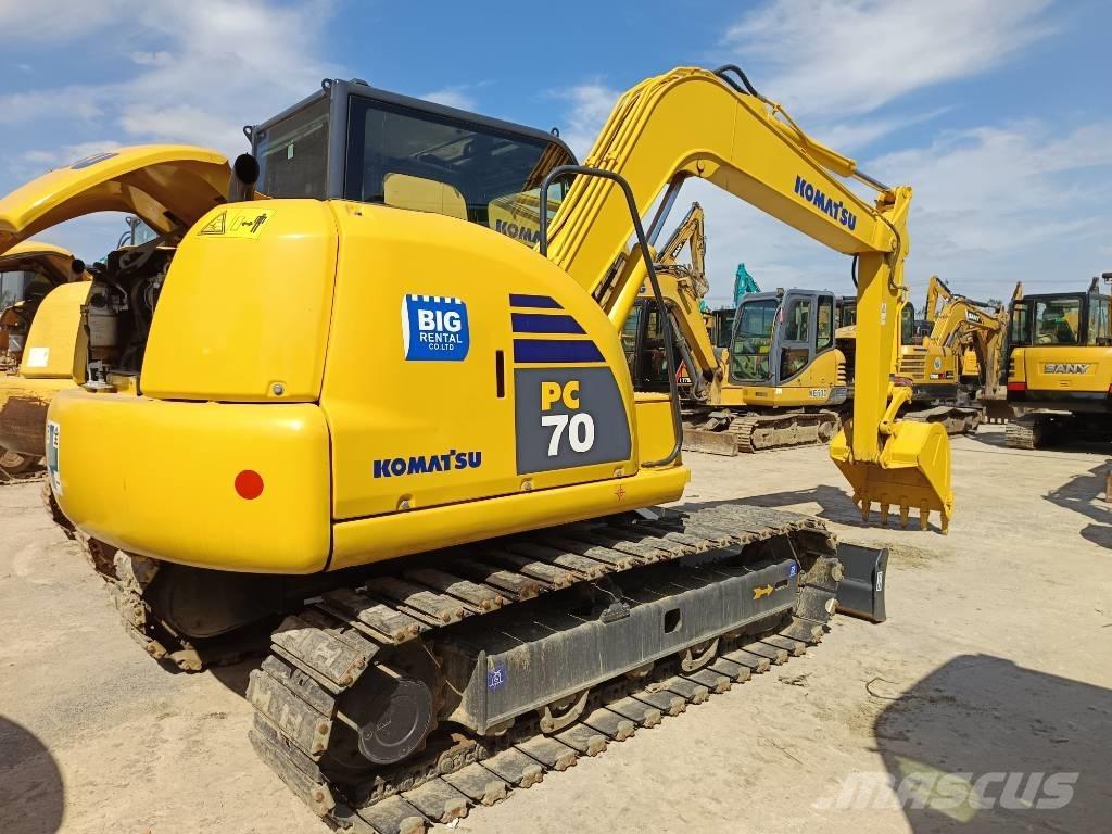 Komatsu PC 70 Midibagger  7t - 12t