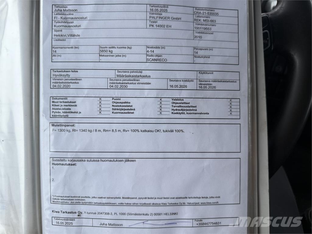 Volvo FH13 6X2 Kranwagen