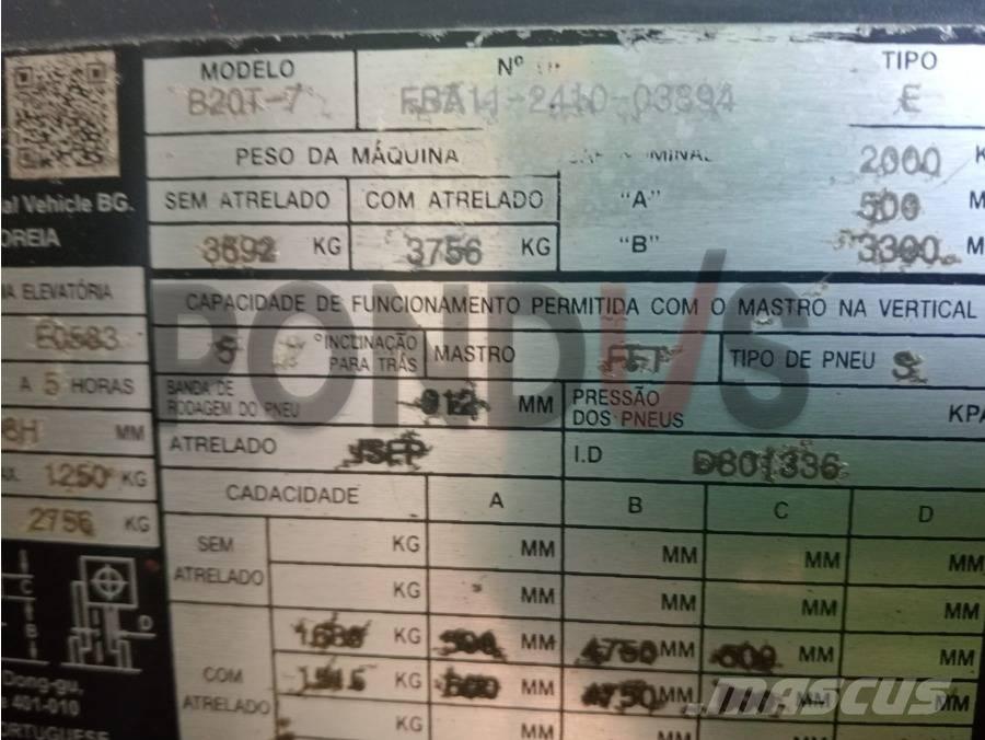 Doosan B 20 T-7 Elektrostapler