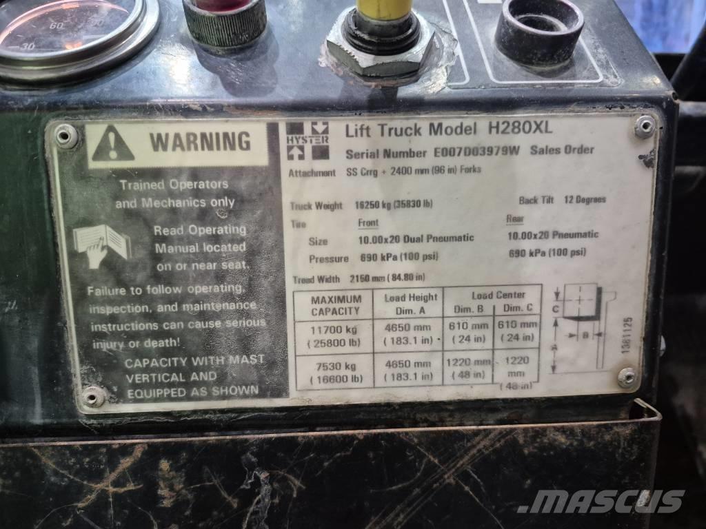 Hyster H 280 XL Andere Gabelstapler