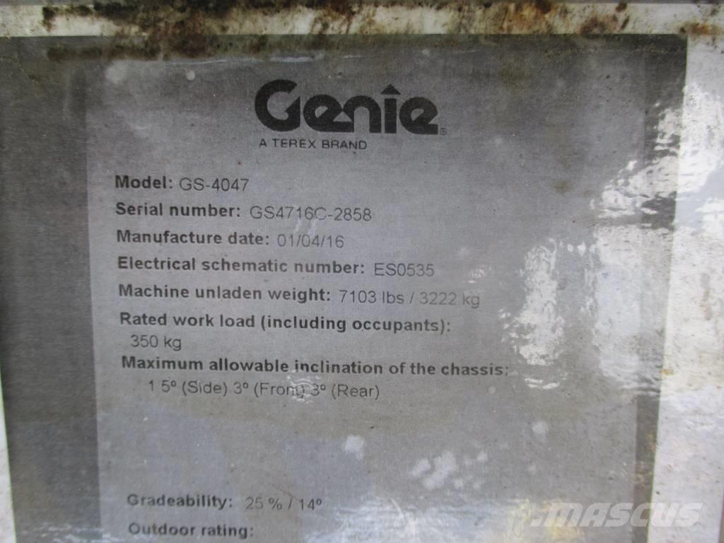 Genie GS 4047 Scheren-Arbeitsbühnen