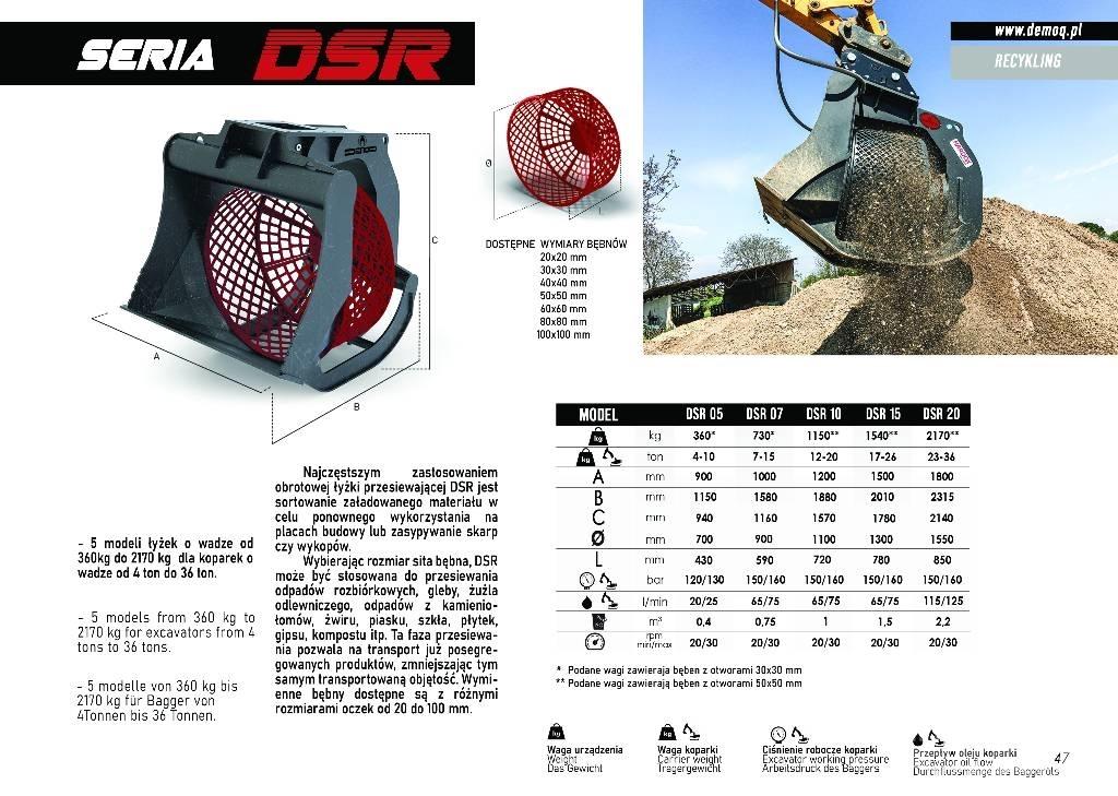  DEMOQ DSR15 Siebschaufeln