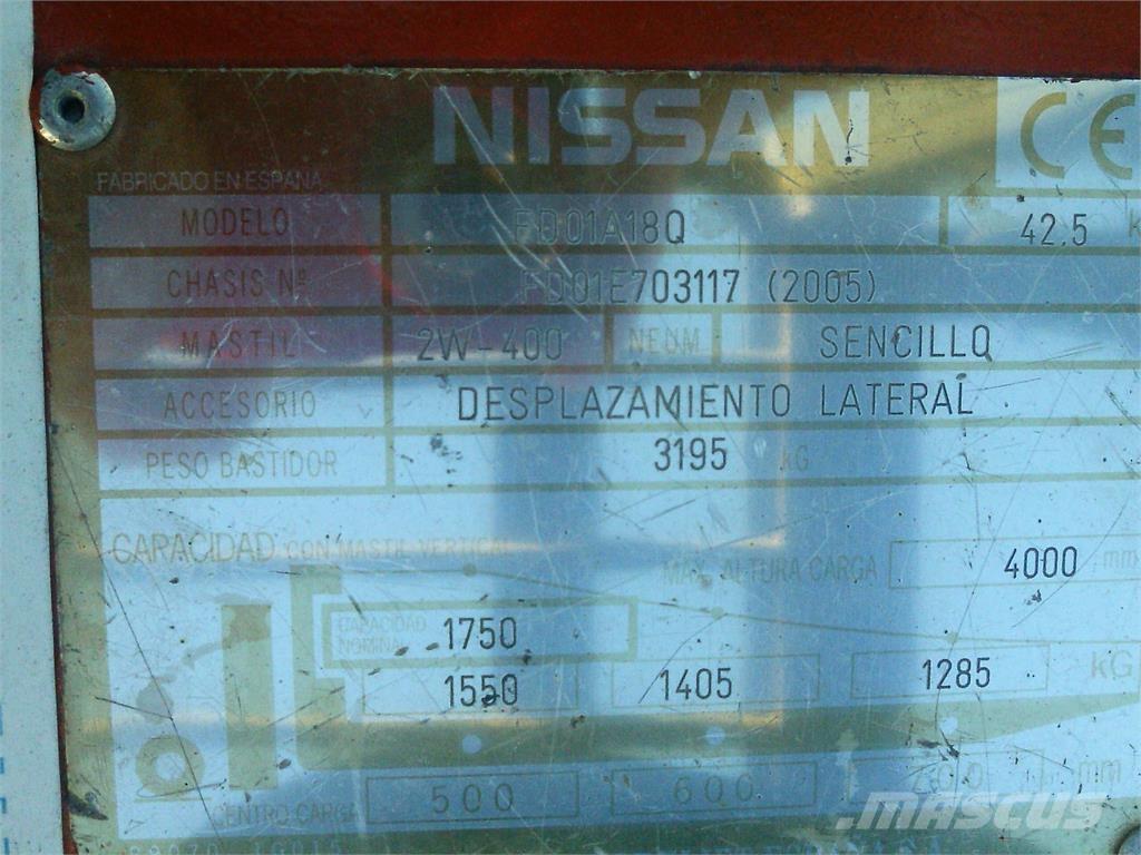 Nissan FD01A18Q Dieselstapler