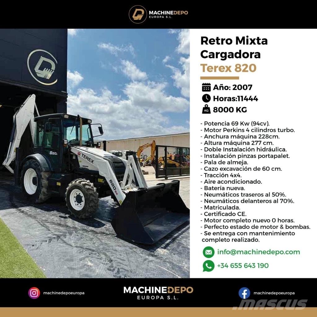 Terex 820 Baggerlader