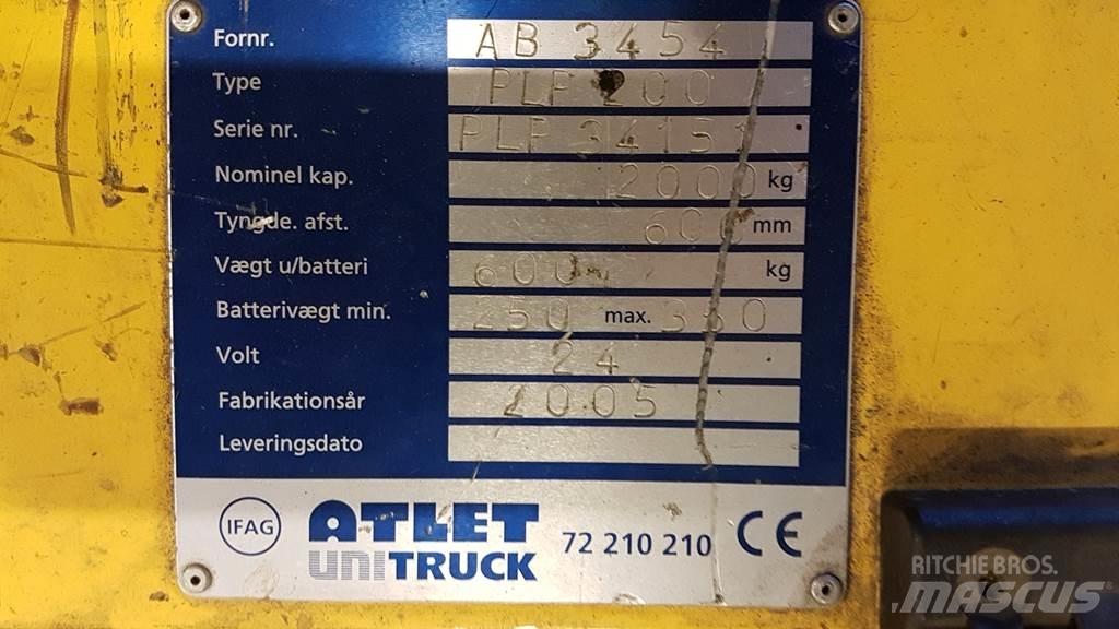 Atlet PLP200 Niedergabelstapler