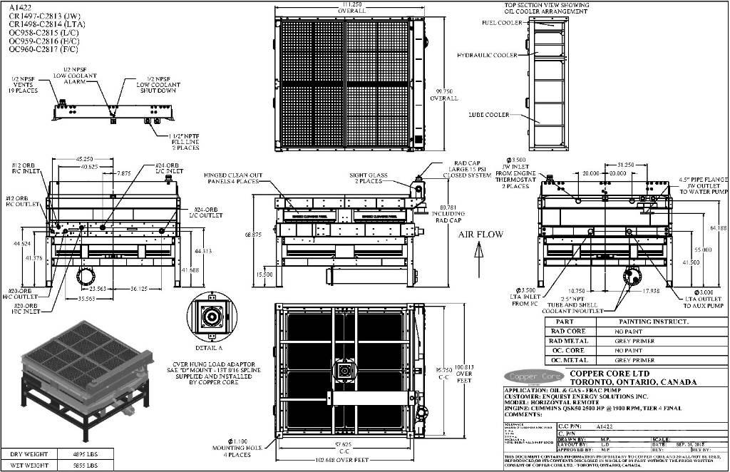 Cummins QSK50 Sonstige Baumaschinen