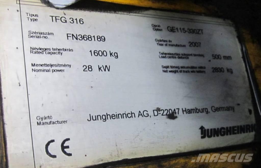 Jungheinrich TFG 316 Gasstapler