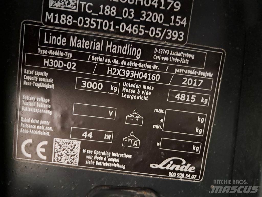 Linde H30D-02 Dieselstapler