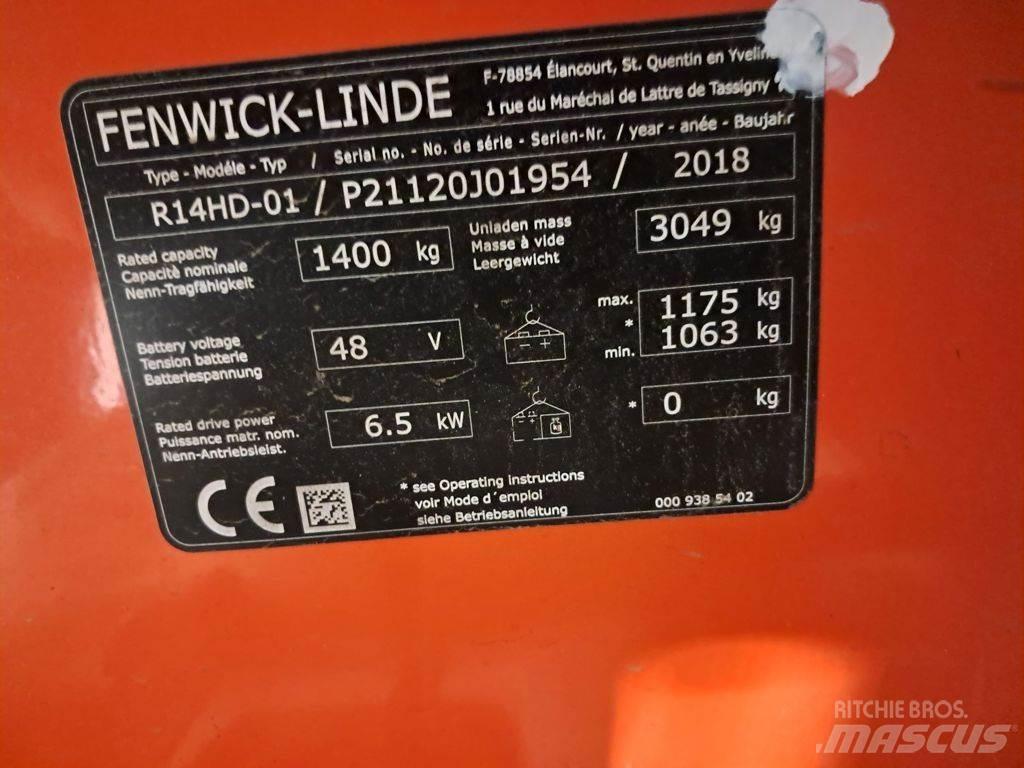 Linde R14 HD Schubmaststapler
