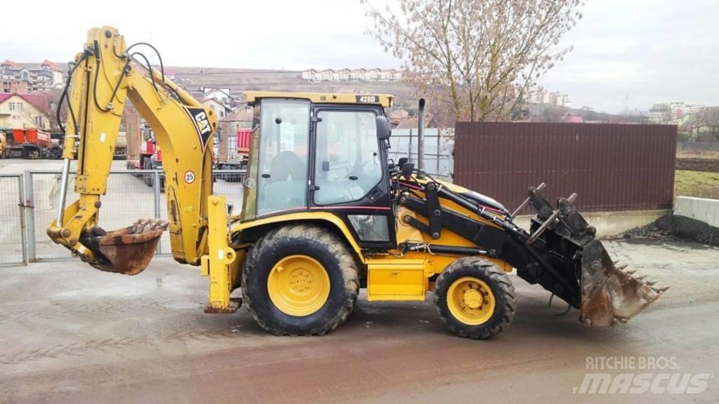 CAT 428D Baggerlader