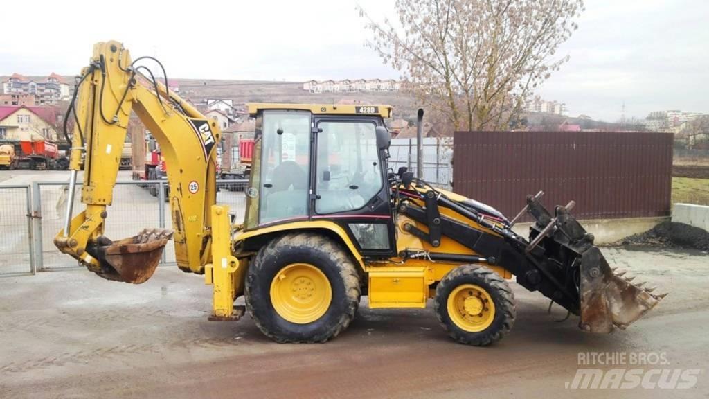 CAT 428D Baggerlader