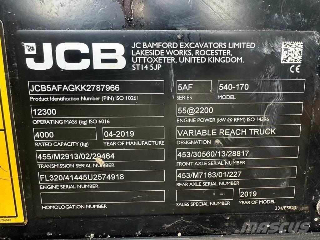 JCB 540-170 Teleskoplader