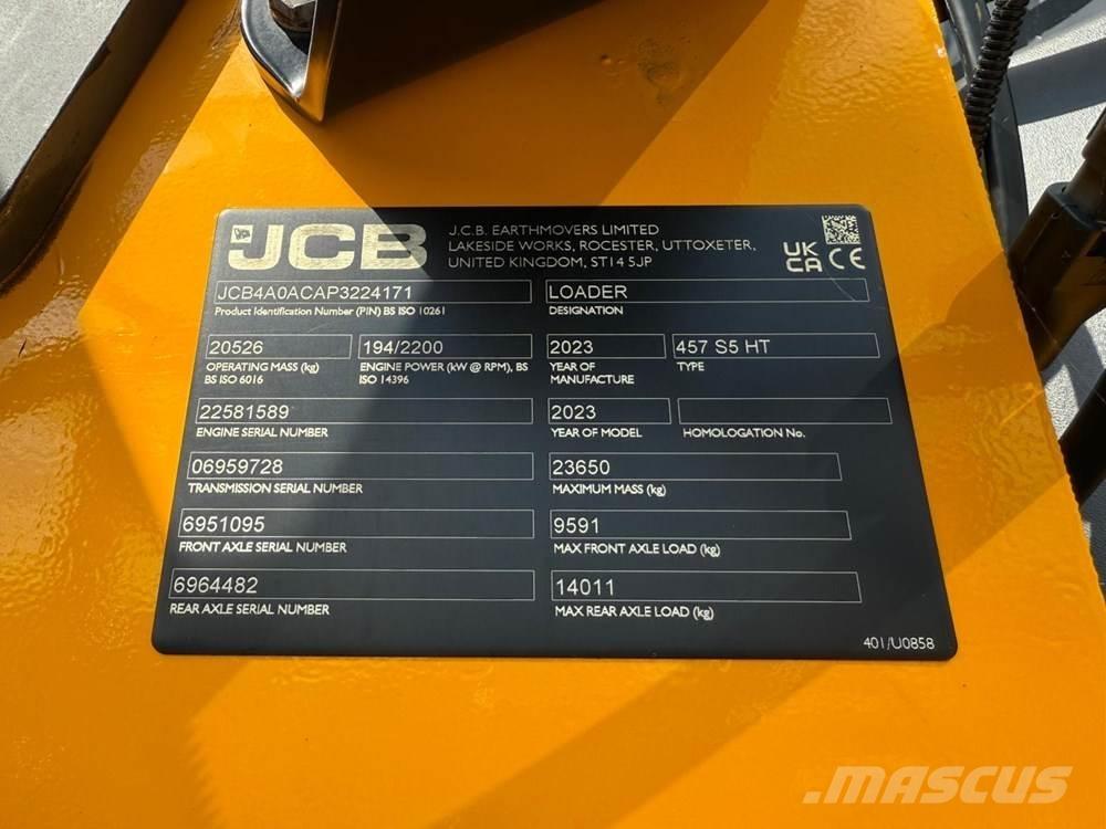 JCB 457 HT Radlader
