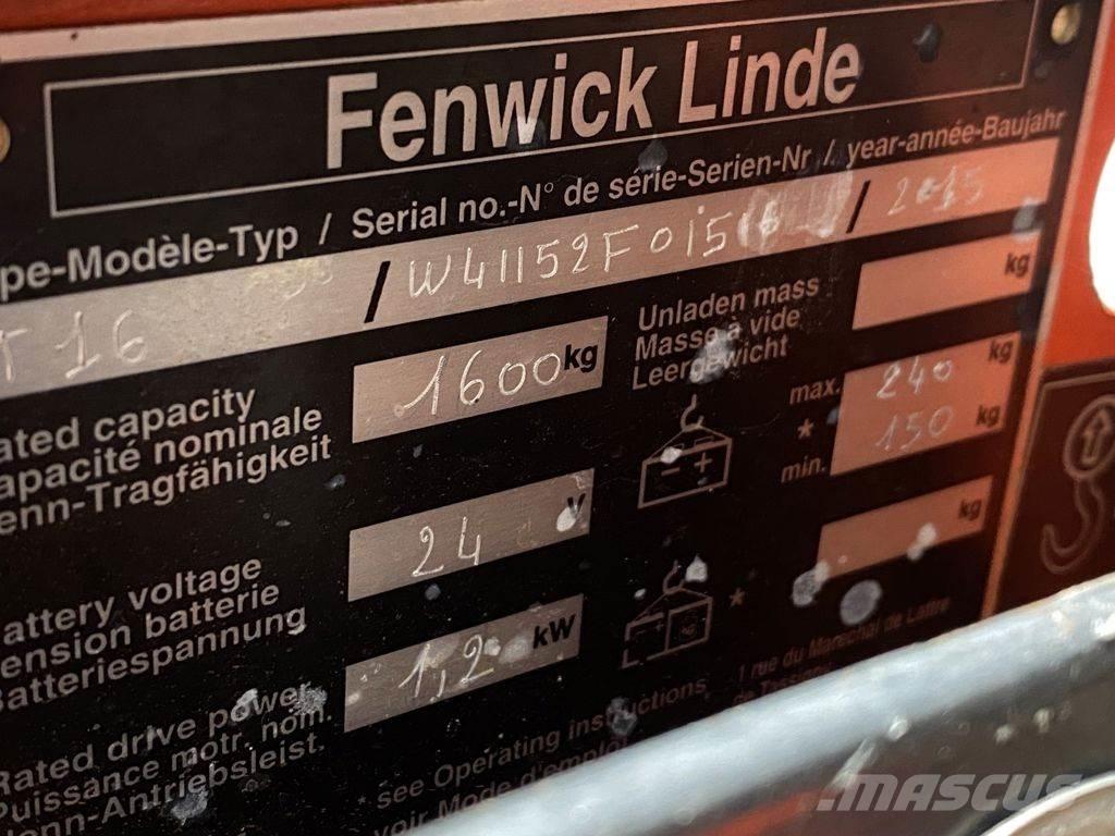 Linde T16 Niedergabelstapler
