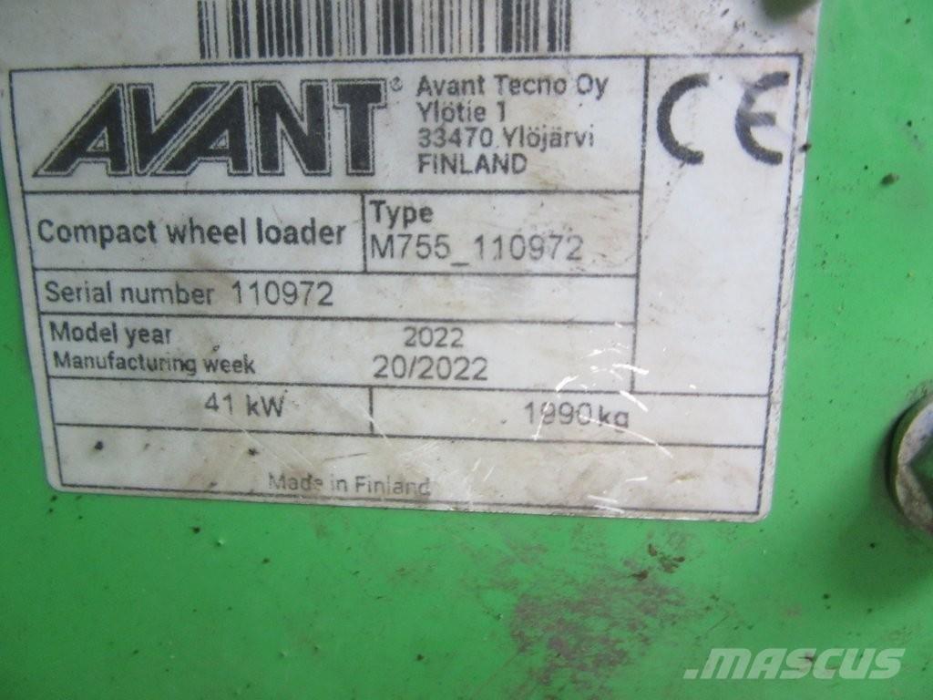 Avant 755i Teleskoplader