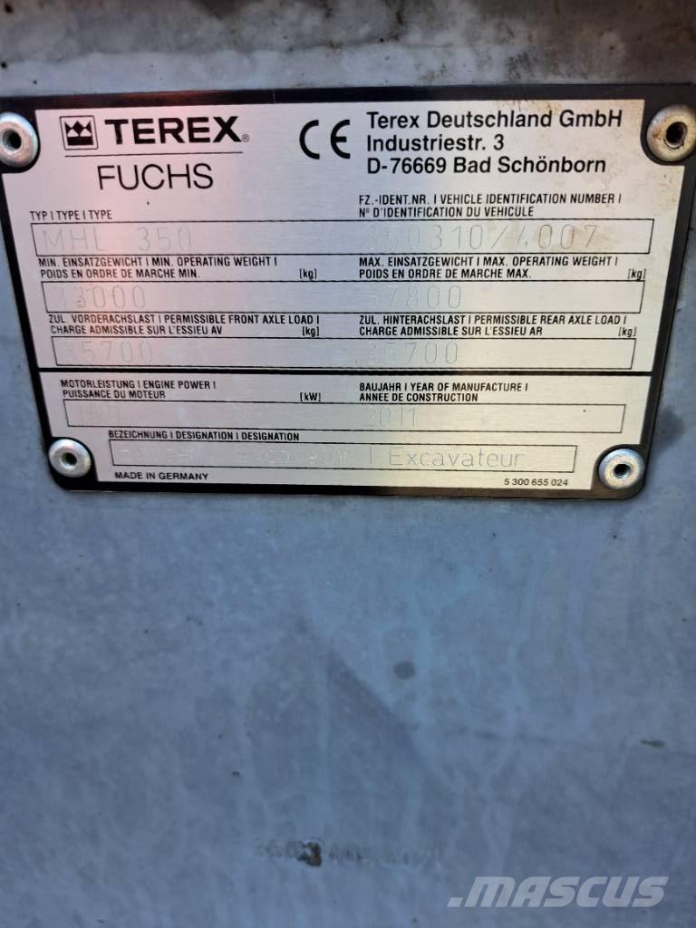 Fuchs MHL 350 E Materialumschlag