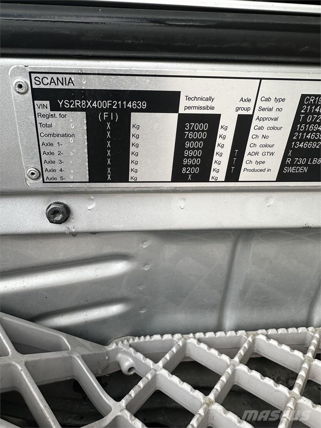 Scania R 730 Kofferaufbau