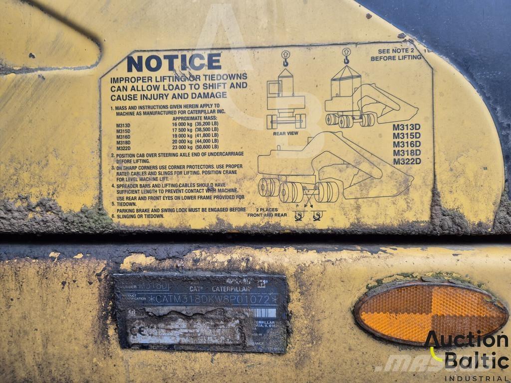 CAT M 318 D Mobilbagger