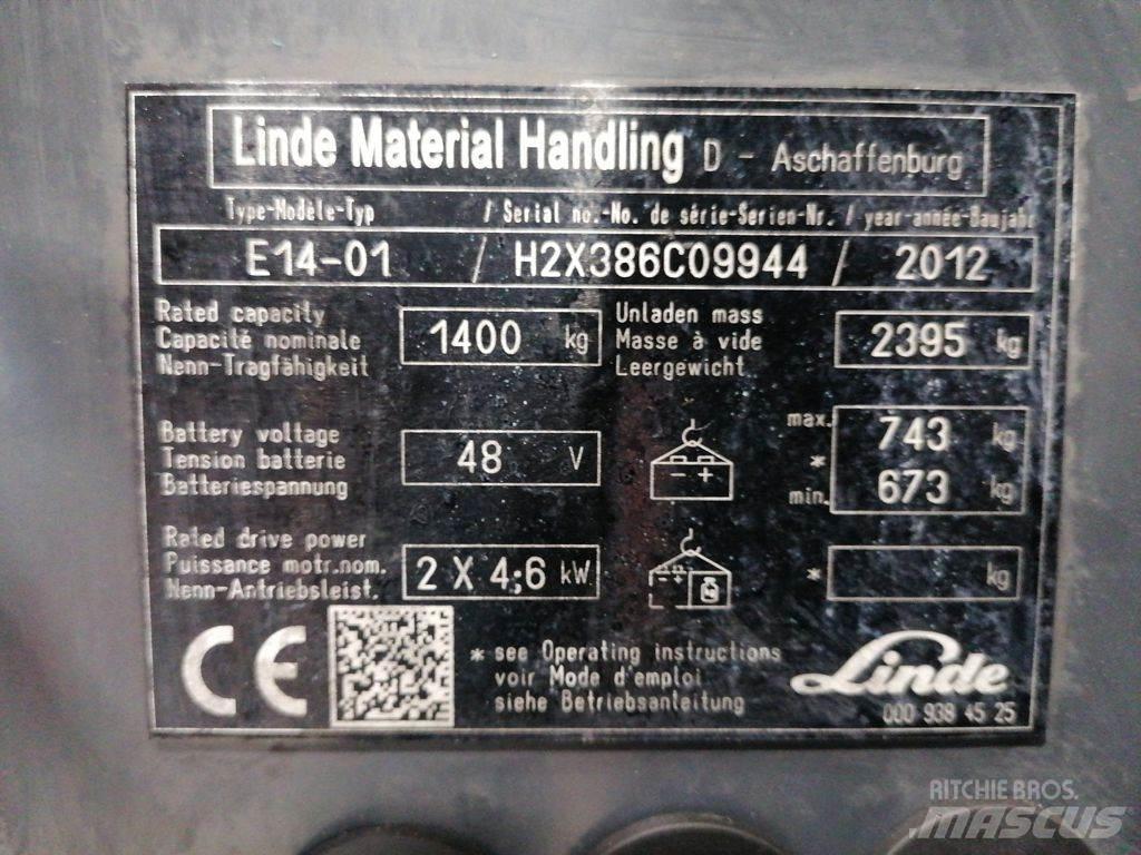 Linde E14-01 Elektrostapler