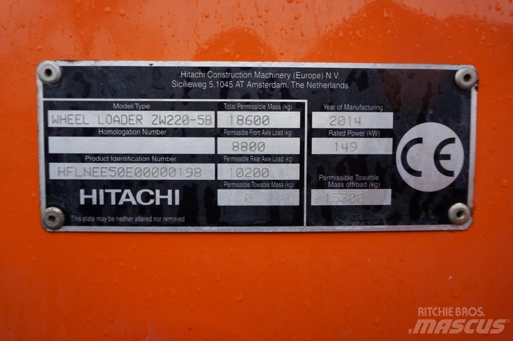 Hitachi ZW 220-5 B Radlader