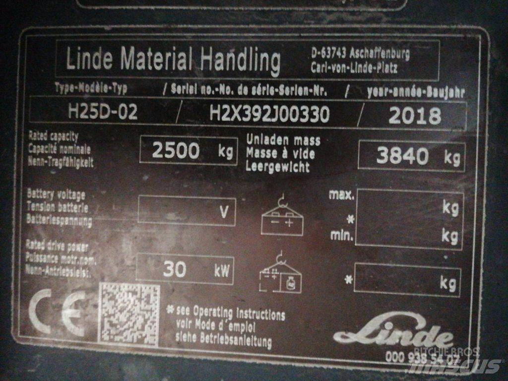 Linde H25D-02 Dieselstapler