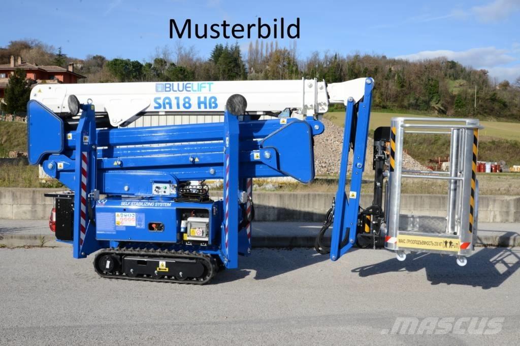 Bluelift SA 18 HB Kompakte selbstfahrende Hebebühnen