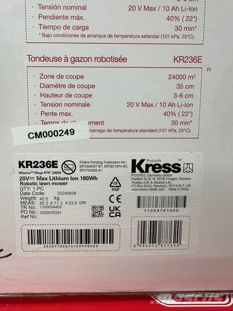 Kress KR236E Robotormäher