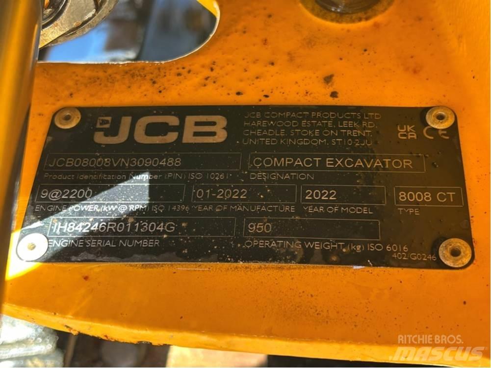 JCB MICRO 8008 Minibagger < 7t