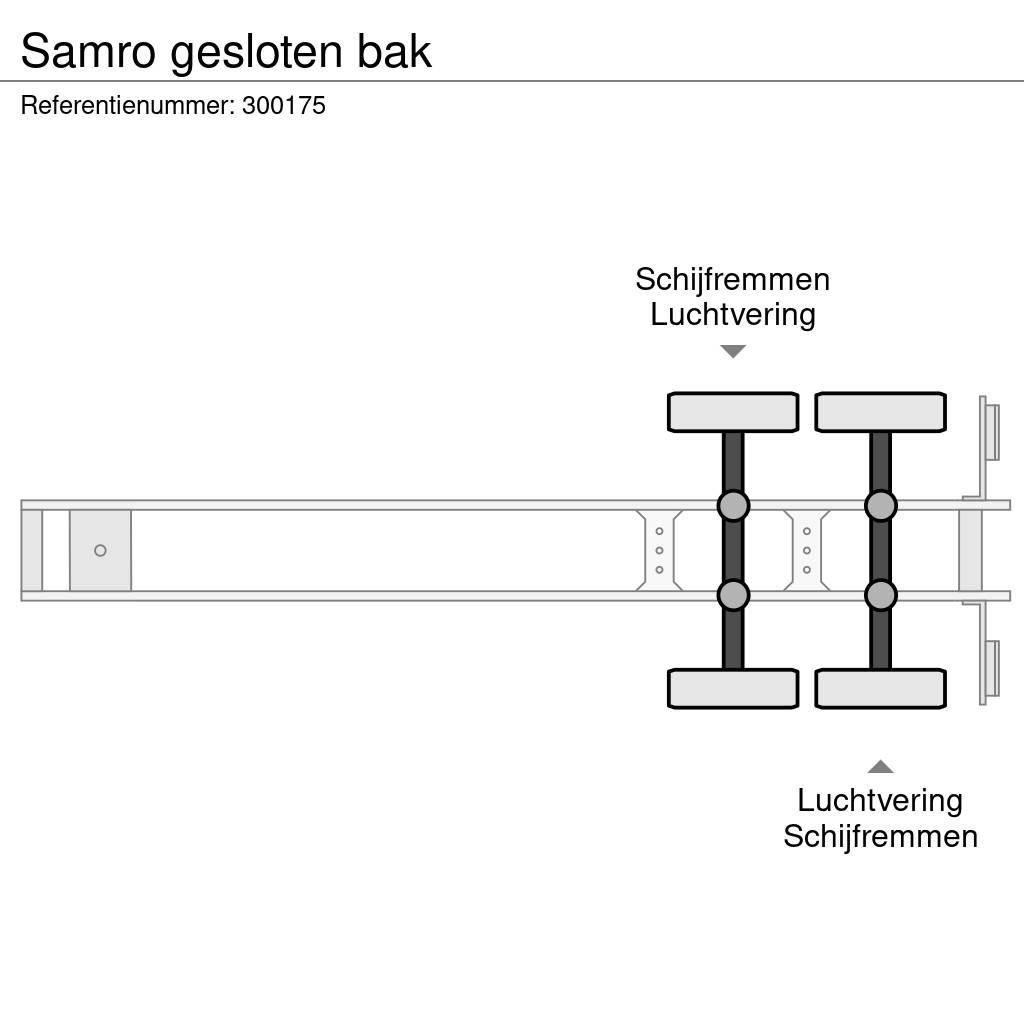 Samro gesloten bak Kofferauflieger
