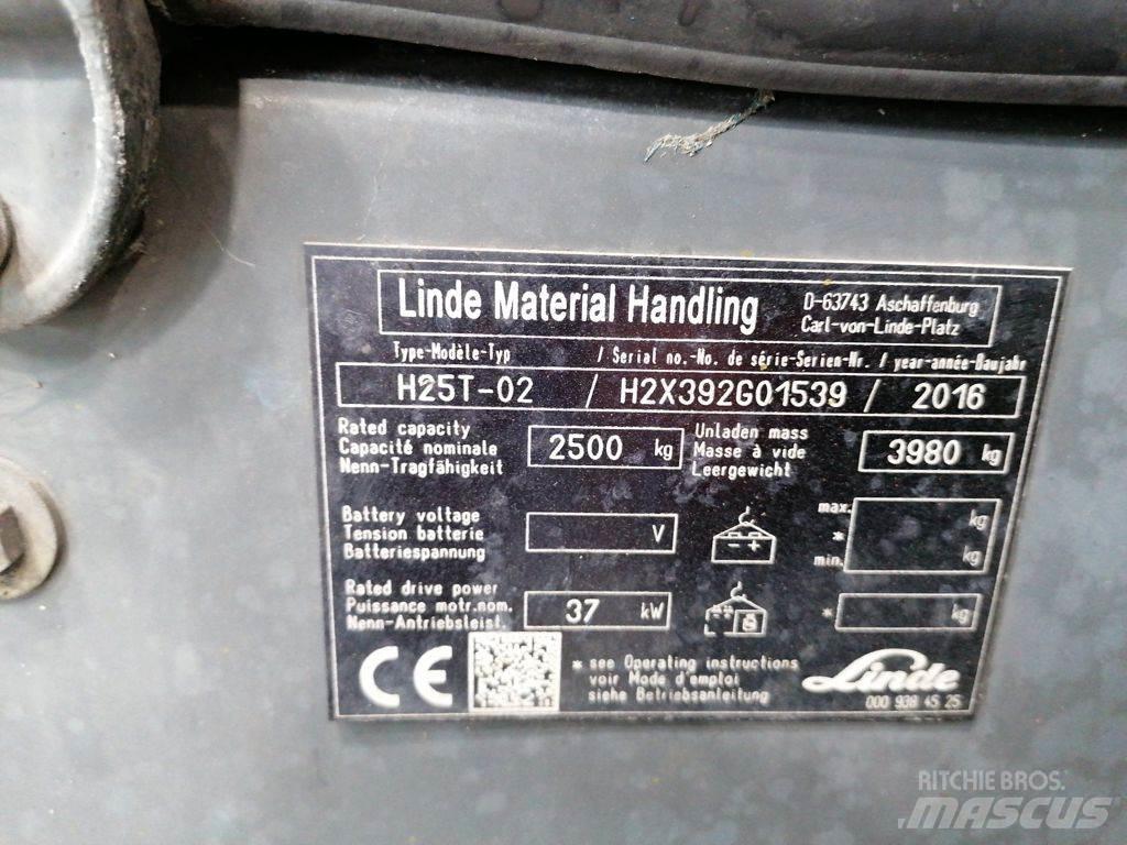 Linde H25T-02 Gasstapler