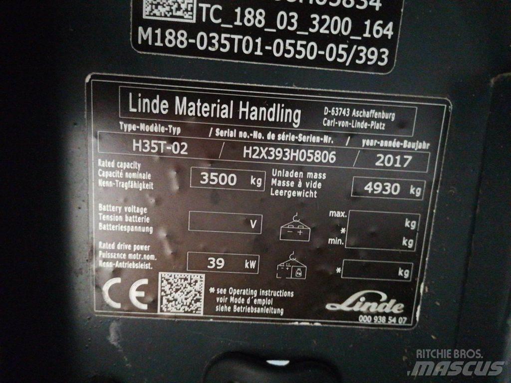 Linde H35T-02 Gasstapler