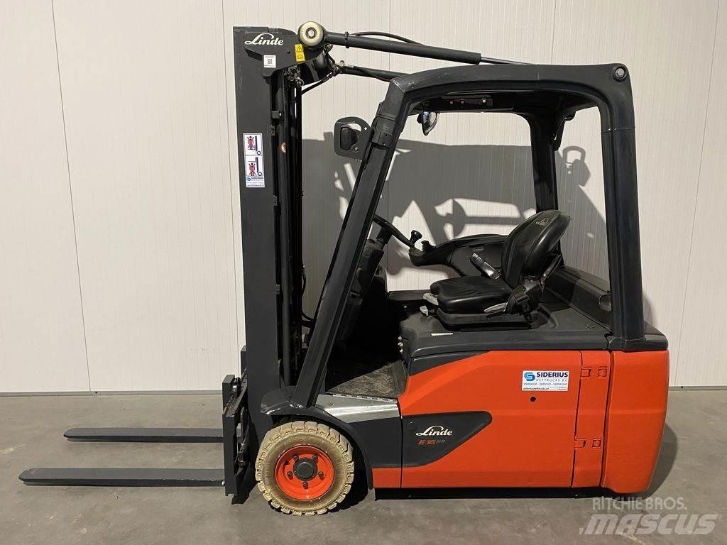 Linde E16L-386 Elektrostapler