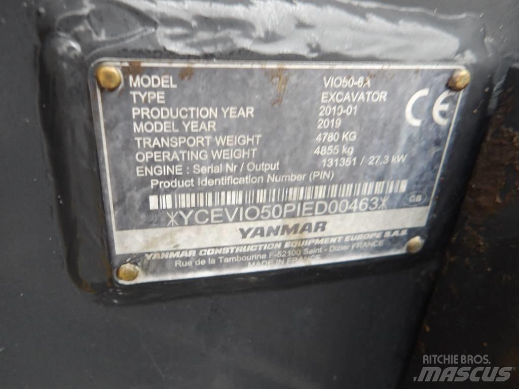 Yanmar Vio 50 Minibagger < 7t