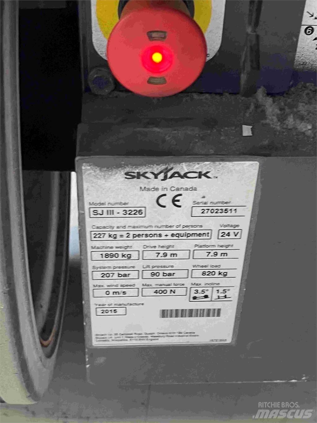 SkyJack SJ3226 Scheren-Arbeitsbühnen