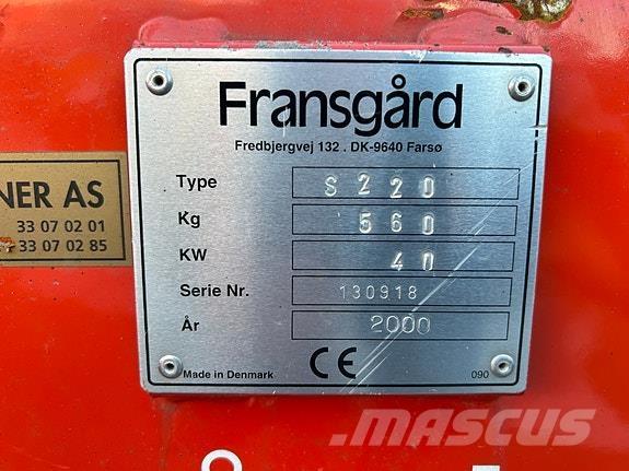 Fransgård S-220 Sonstige Schneeräumgeräte