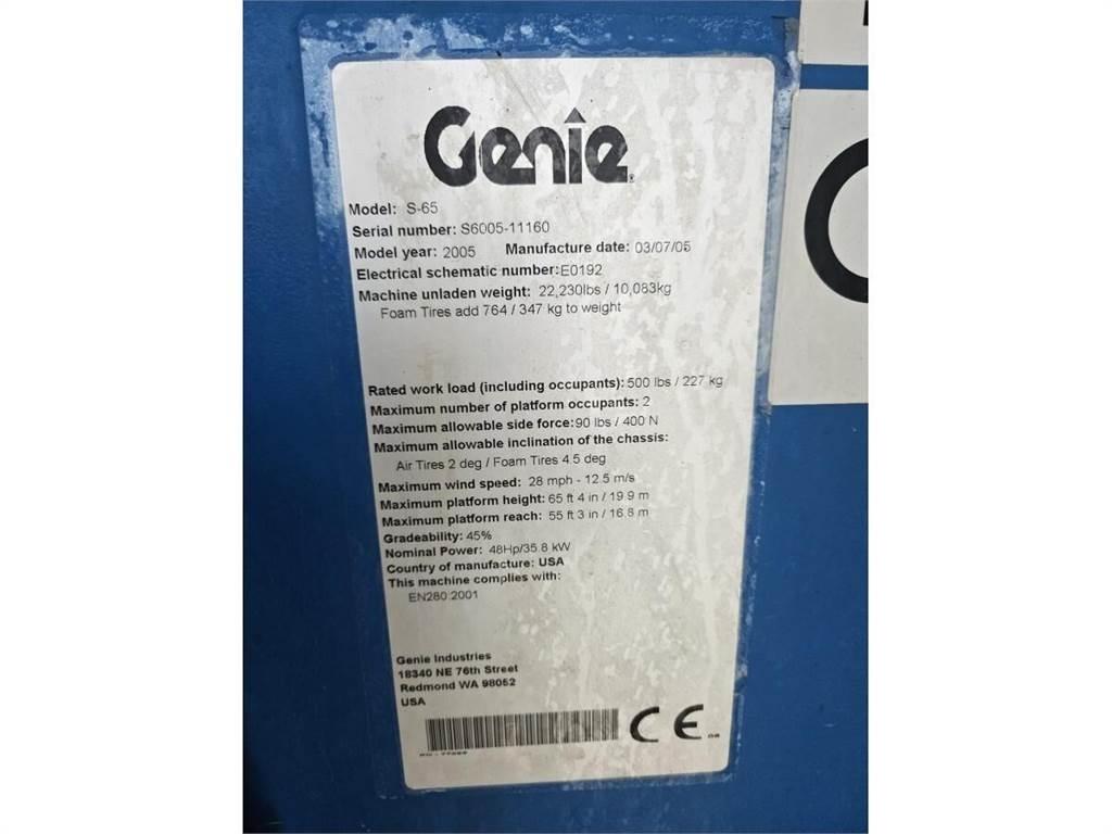 Genie S-65 Teleskopbühnen