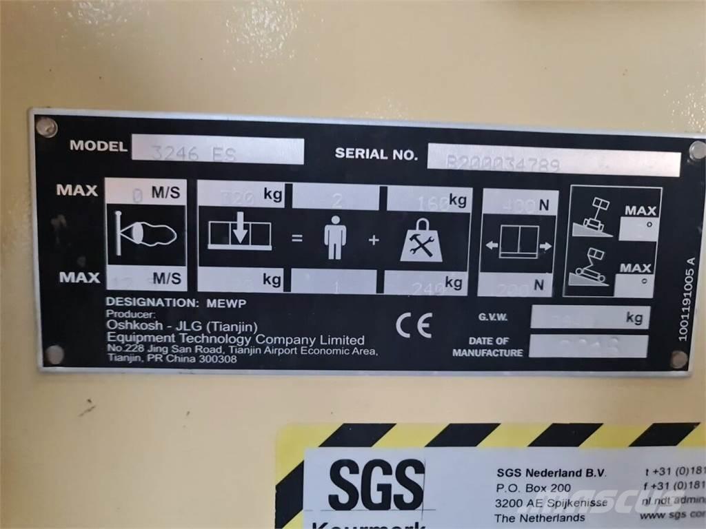 JLG 3246ES Scheren-Arbeitsbühnen