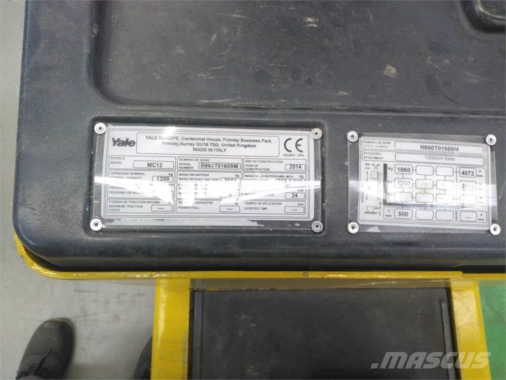 Yale MC12 Handgeführter Palettenstapler