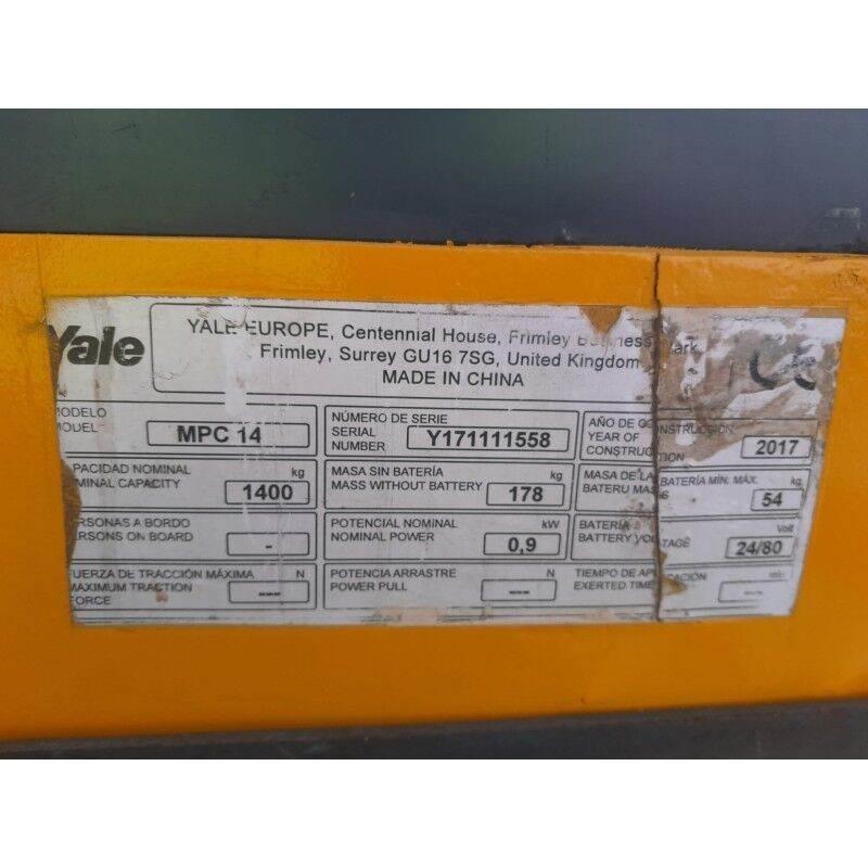 Yale MPC14 Niedergabelstapler