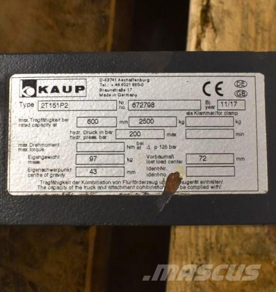Kaup 2T151P2 Andere Ausstattung und Zubehör