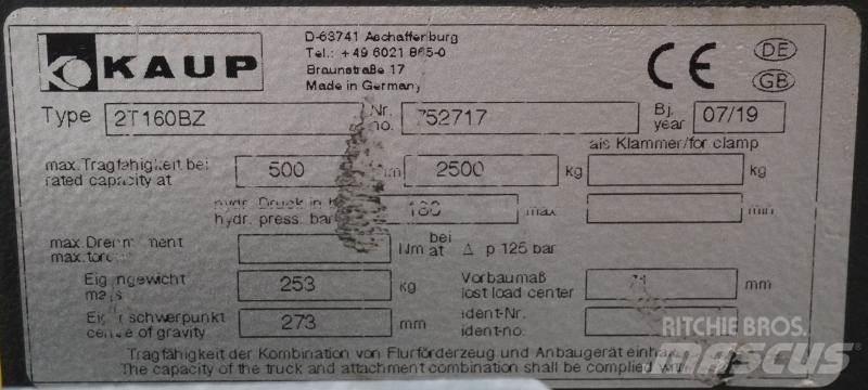 Kaup 2T160BZ Andere Ausstattung und Zubehör