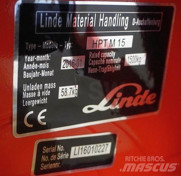 Linde HPT M 15 Handhubwagen