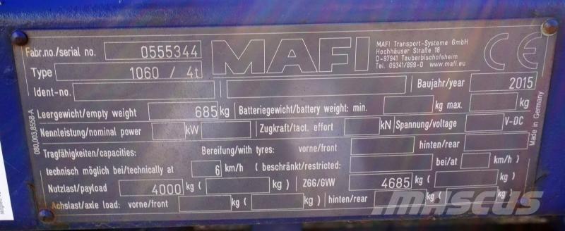 Mafi 1060 / 4t Pritschenanhänger
